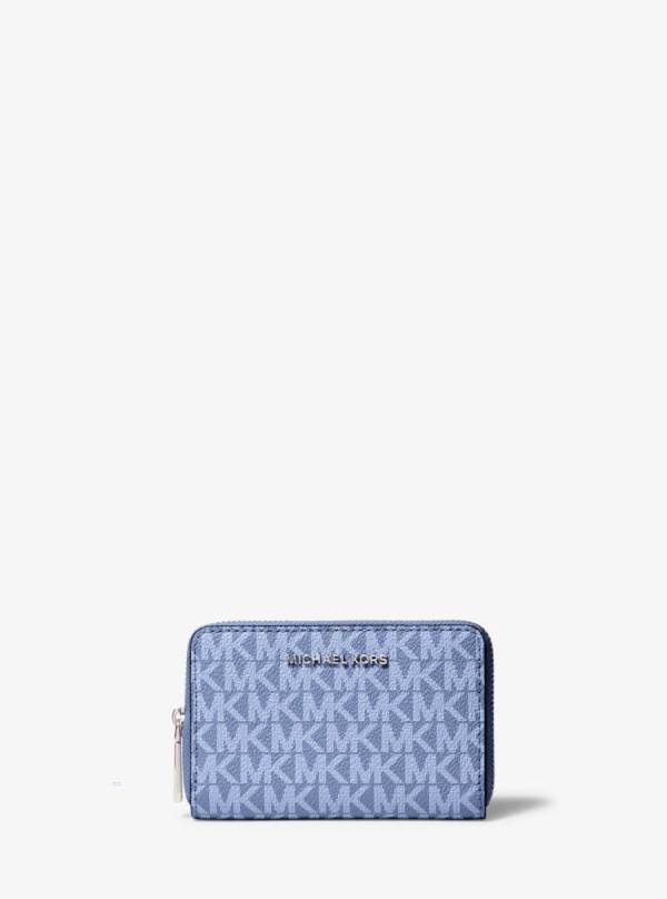 Damske Penazenky Michael Kors Small Logo Námornícka Modrá - Doplnky Michael Kors Vypredaj | AYWTJ-8471